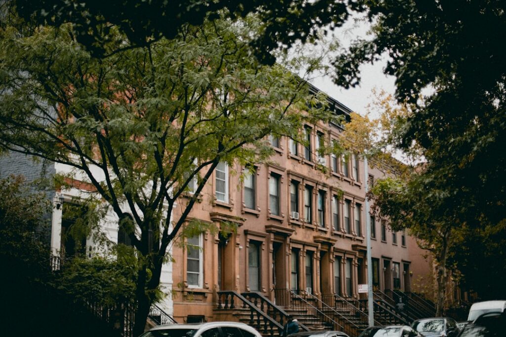 New York City brownstone home, representing a residence saved from foreclosure through Chapter 13